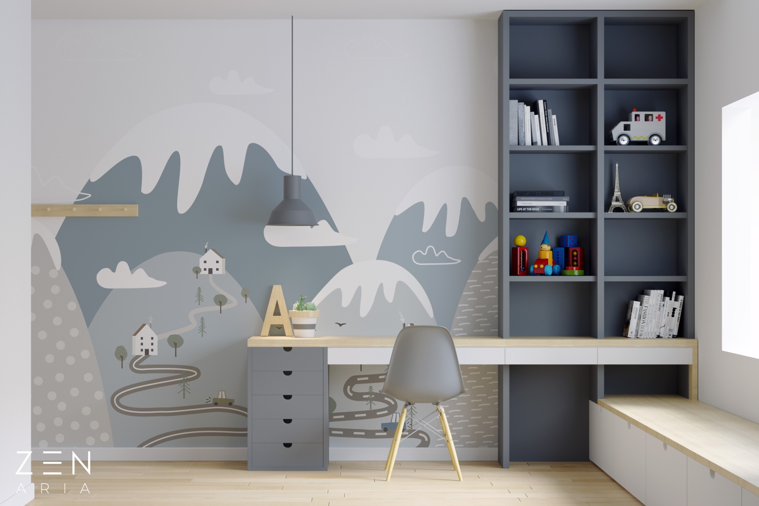 Mountain and Story Peisaj si Montan Mural Wallpaper Fototapet Personalizat Zenaria Tapet Alpine Shelters