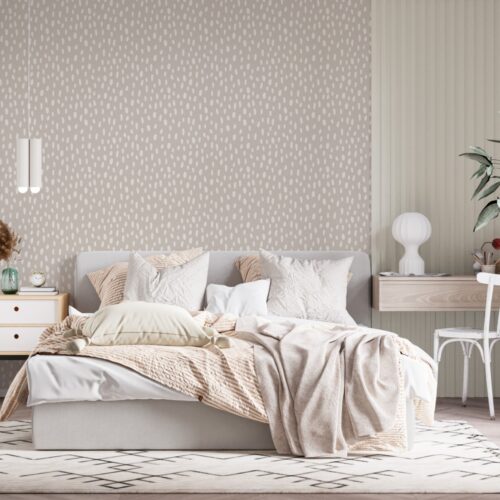 Happy and Points Punte si Pete Mural Wallpaper Fototapet Personalizat Zenaria Tapet Dotted Serenity