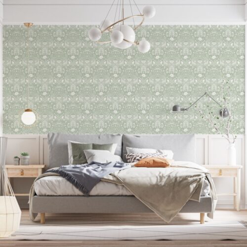 Flowers and Butterflies Fluturi si Flori Mural Wallpaper Fototapet Personalizat Zenaria Tapet Subtle Blooms