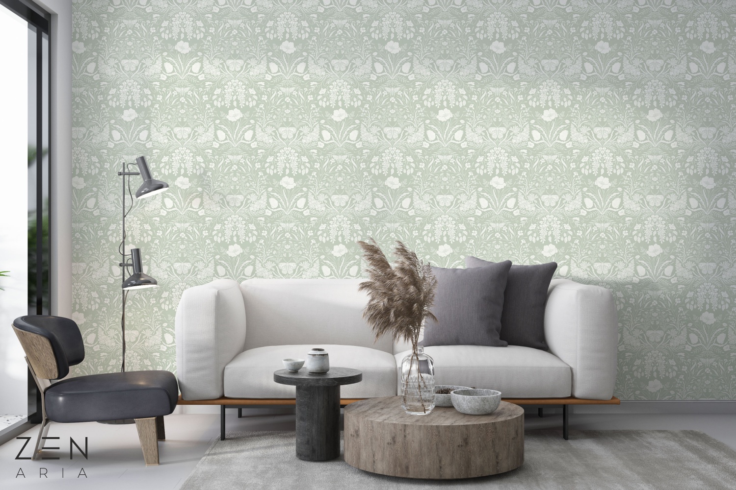 Flowers and Butterflies Fluturi si Flori Mural Wallpaper Fototapet Personalizat Zenaria Tapet Subtle Blooms