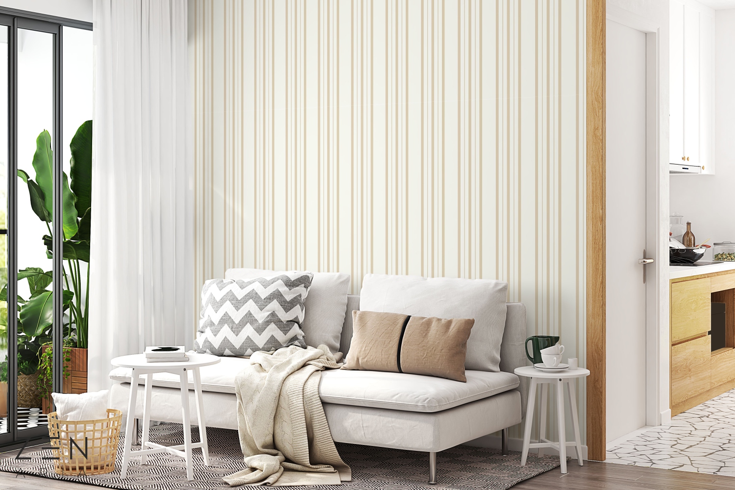 Multiple and Lines Linii si Verticale Mural Wallpaper Fototapet Personalizat Zenaria Tapet Chic Verticals