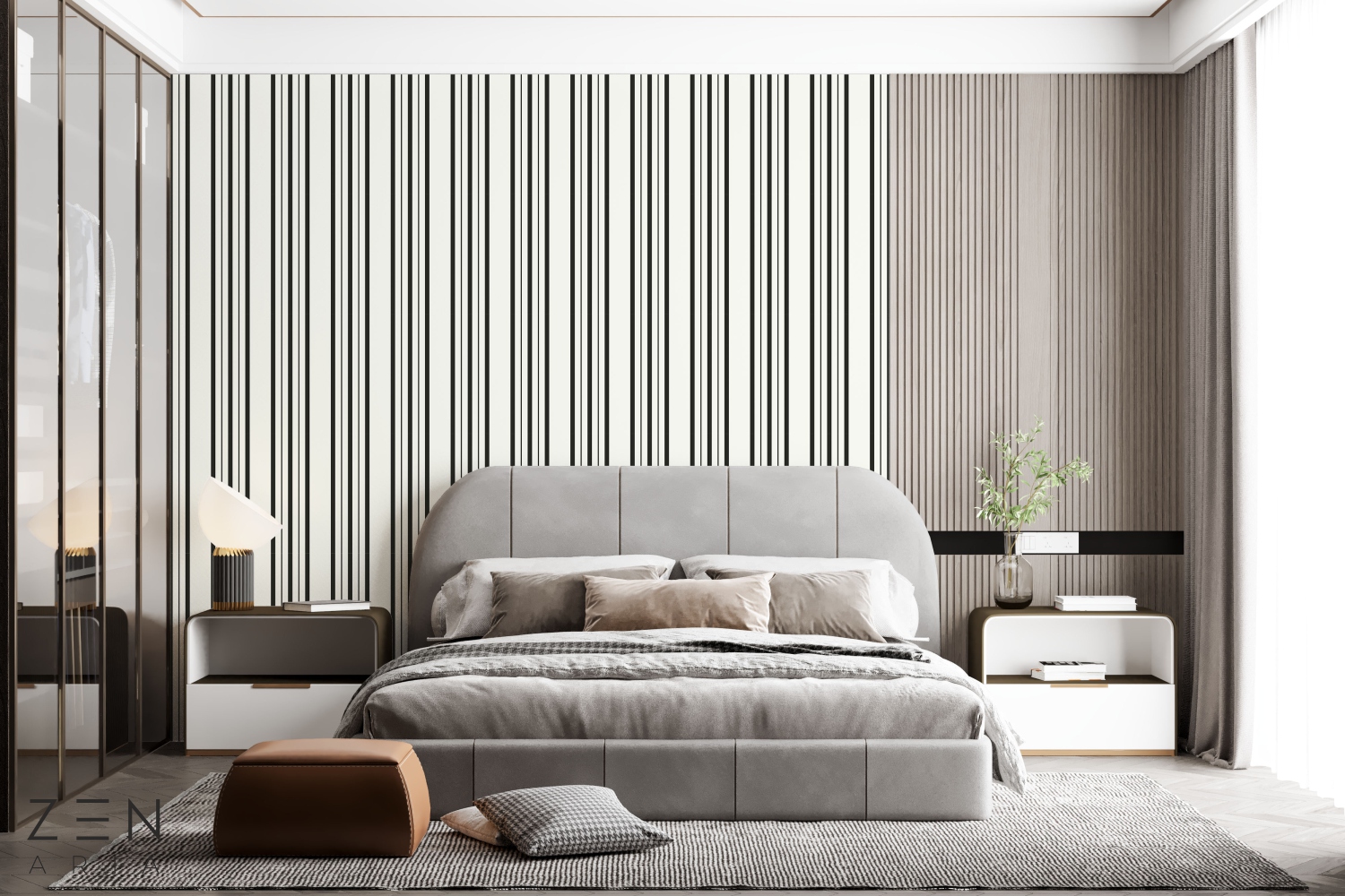 Multiple and Lines Linii si Verticale Mural Wallpaper Fototapet Personalizat Zenaria Tapet Chic Verticals