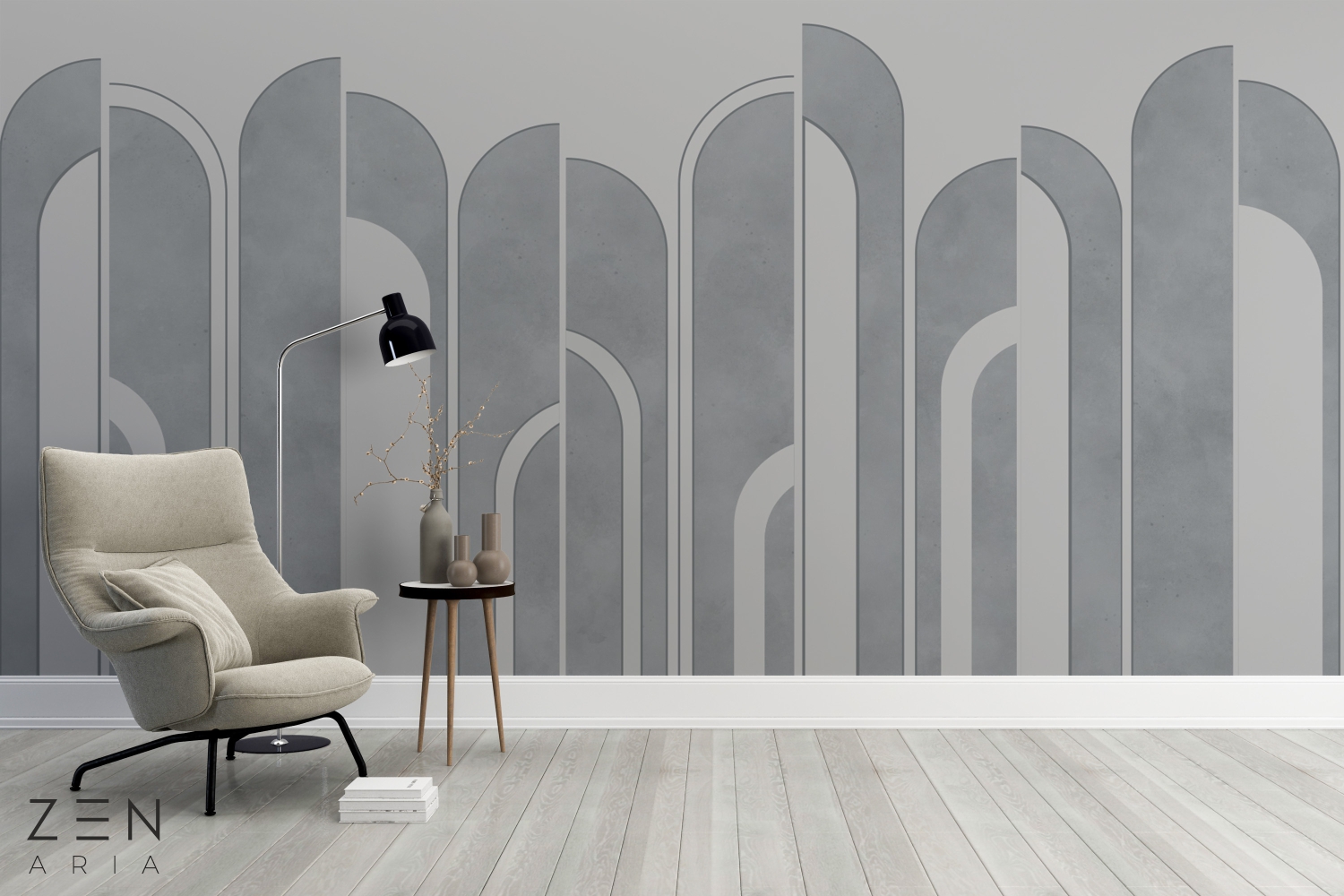 Arches and Texture Linii si Texturi Mural Wallpaper Fototapet Personalizat Zenaria Tapet Sculpted SilhouetteS