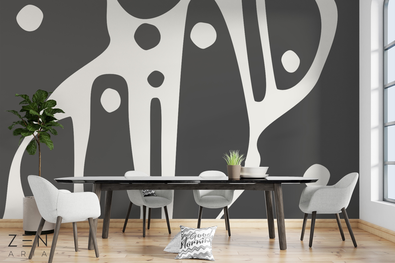 Circle and Forms Forme si Fluid Mural Wallpaper Fototapet Personalizat Zenaria Tapet Fluid Elegance