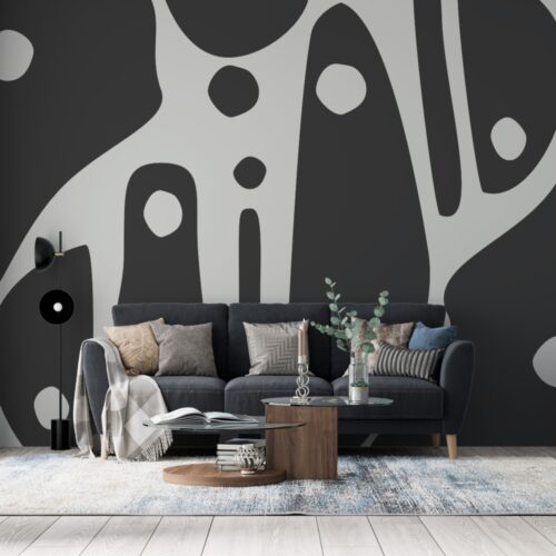 Circle and Forms Forme si Fluid Mural Wallpaper Fototapet Personalizat Zenaria Tapet Fluid Elegance