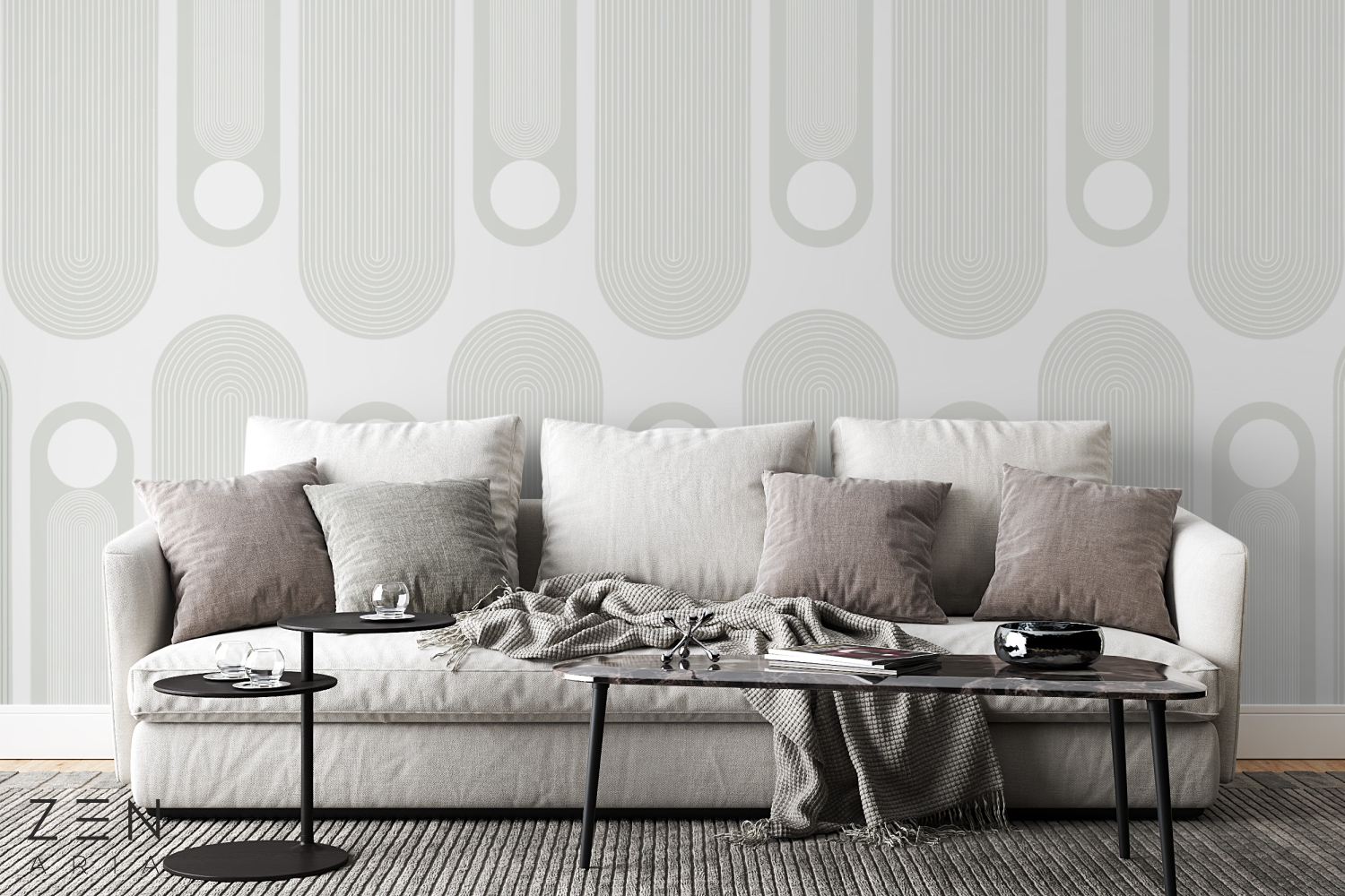 Linear and Patterns Eleganta si Arce Mural Wallpaper Fototapet Personalizat Zenaria Tapet Structured Flow