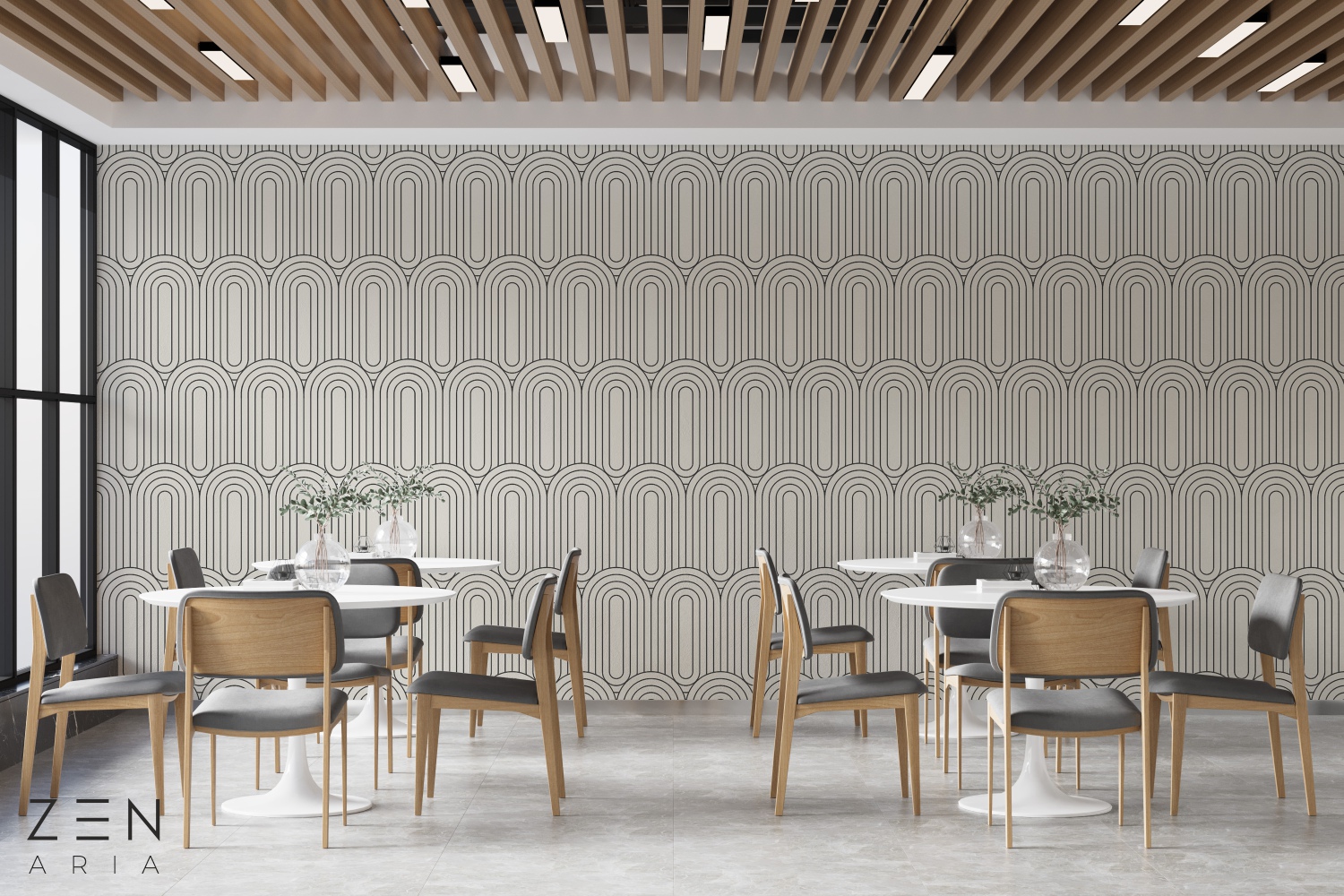 Lines and Forms Arce si Simetrie Mural Wallpaper Fototapet Personalizat Zenaria Tapet Elegant Curves