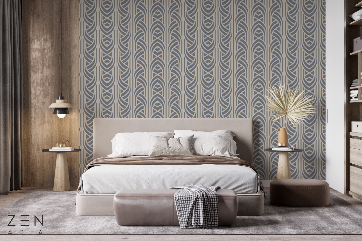 Simetry and Lines Verticale si Simetrice Mural Wallpaper Fototapet Personalizat Zenaria Tapet Linear Luxury