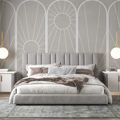 Light and Shine Soare si Luminos Mural Wallpaper Fototapet Personalizat Zenaria Tapet Sunrise Lines